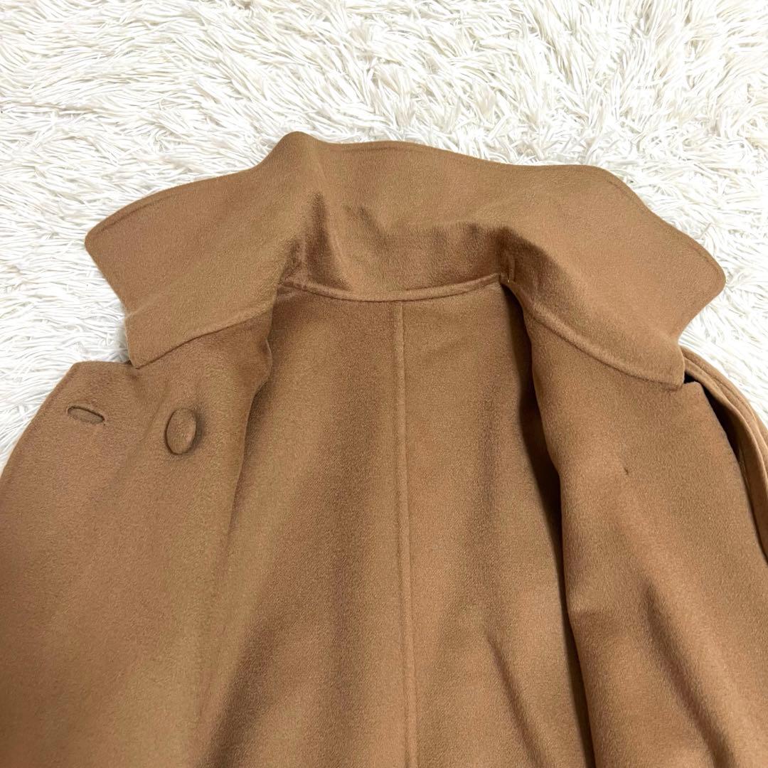 ひろかなです。カシミヤ100% ダブルフェイスロングコート Aライン