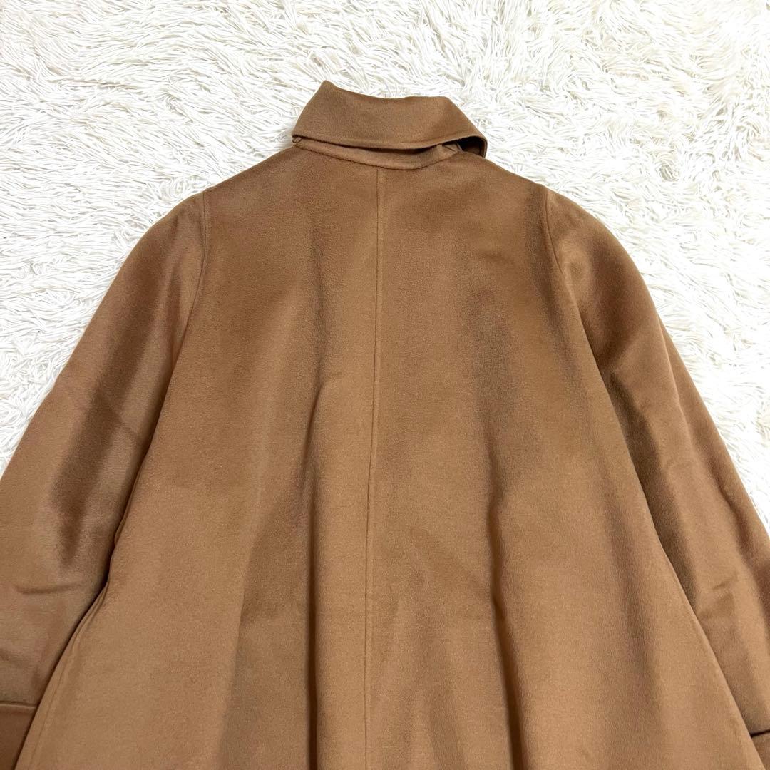 ひろかなです。カシミヤ100% ダブルフェイスロングコート Aライン