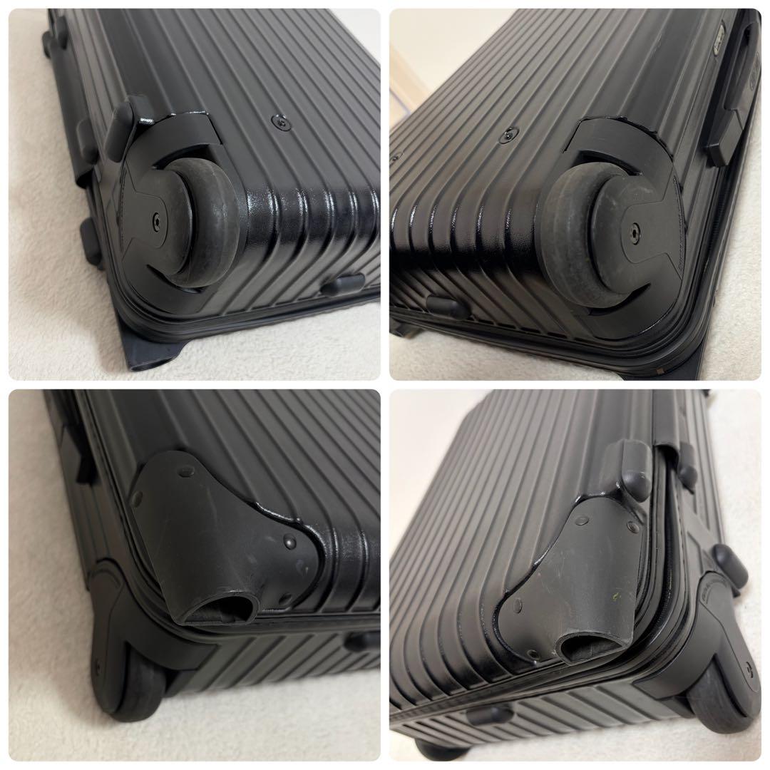 【美品】RIMOWA キャリーケース サルサ トロリー 35L 機内持ち込み　黒