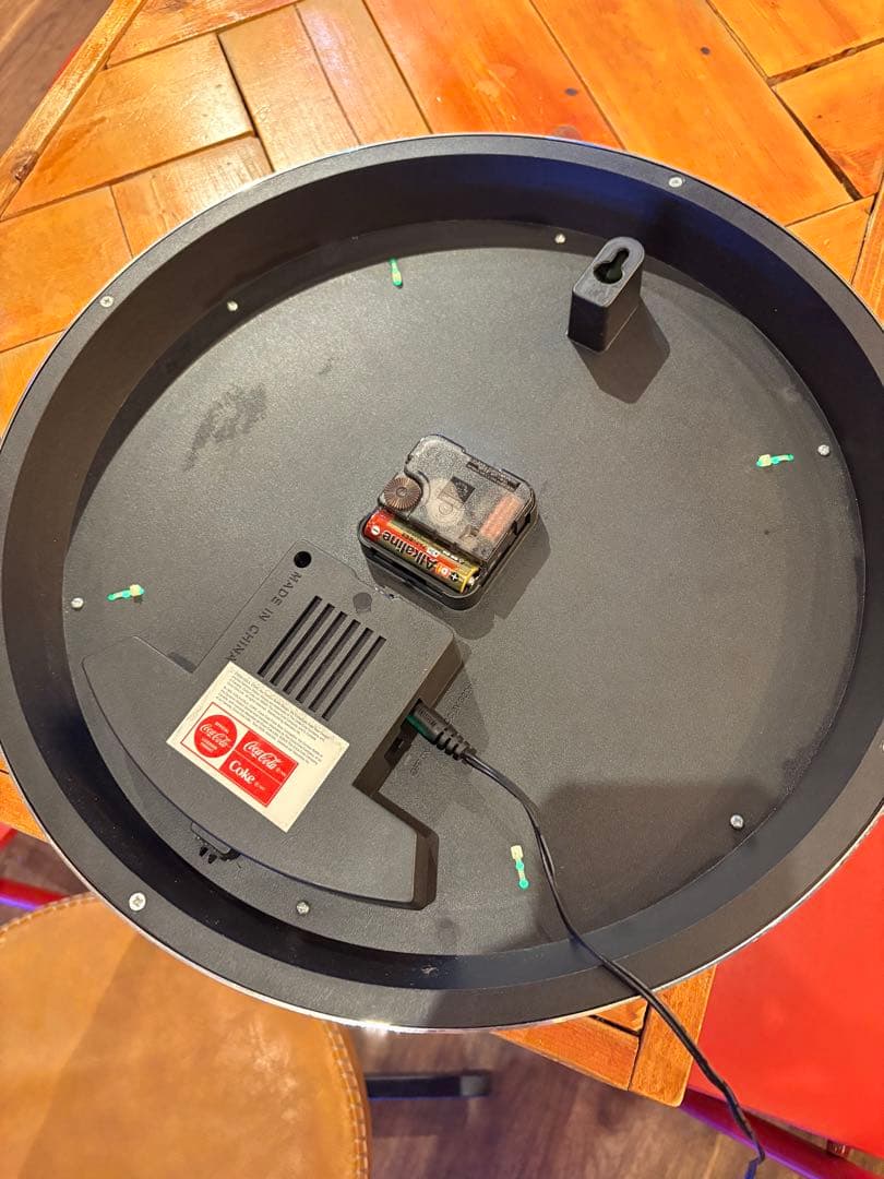 アメリカン　コカコーラ　時計　ネオンクロック　　 完動品　中古