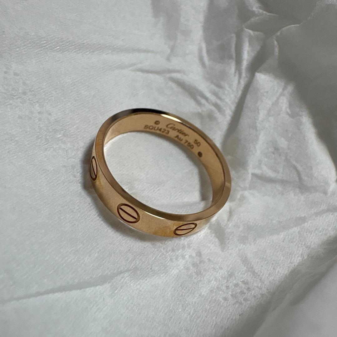 新品未使用カルティエラブリングピンクゴールドPG 地金