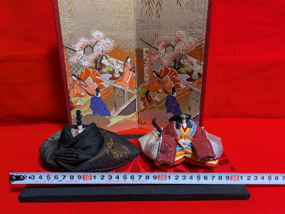 【八重の衣】源氏物語風手作りお雛様