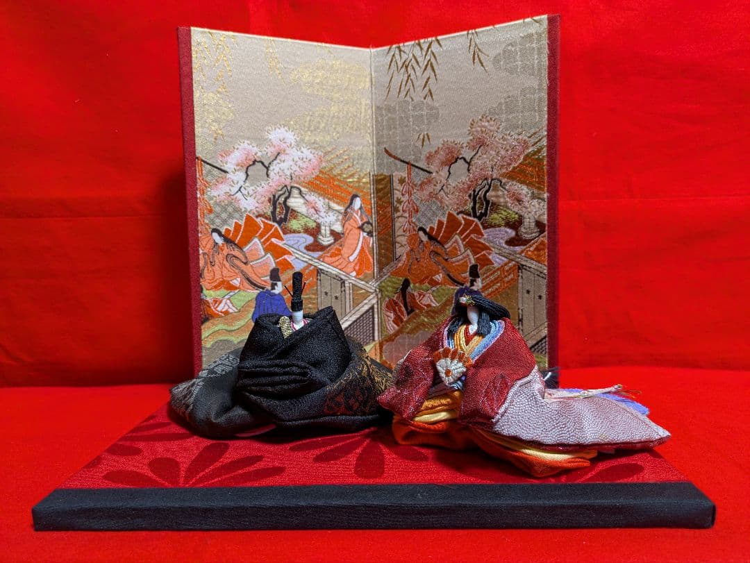 【八重の衣】源氏物語風手作りお雛様