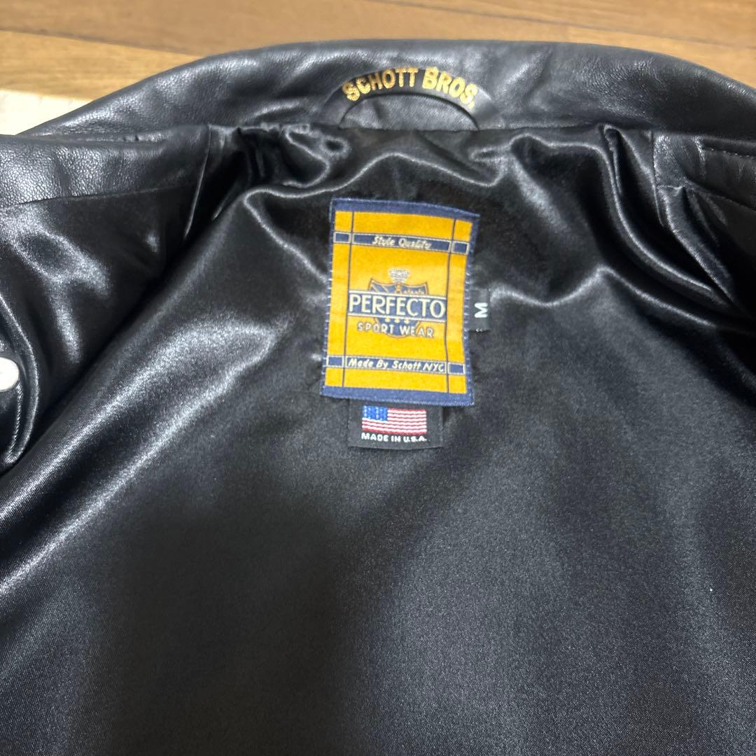 超美品‼️schott Wライダース　ワンスター218W Ｍ