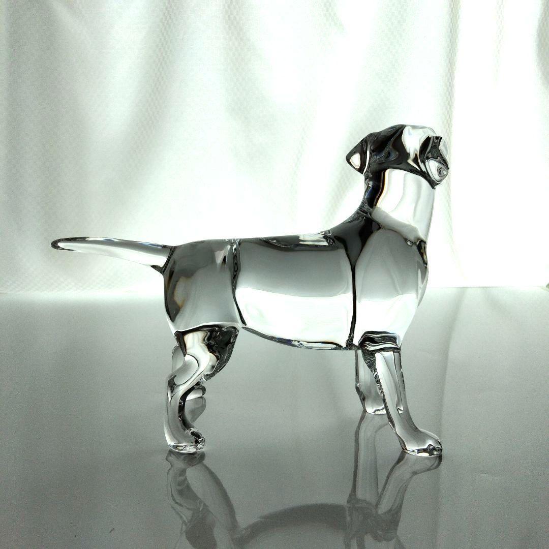 【新品】バカラ　犬　ラブラドール 　大型　動物　 置物　 クリスタル