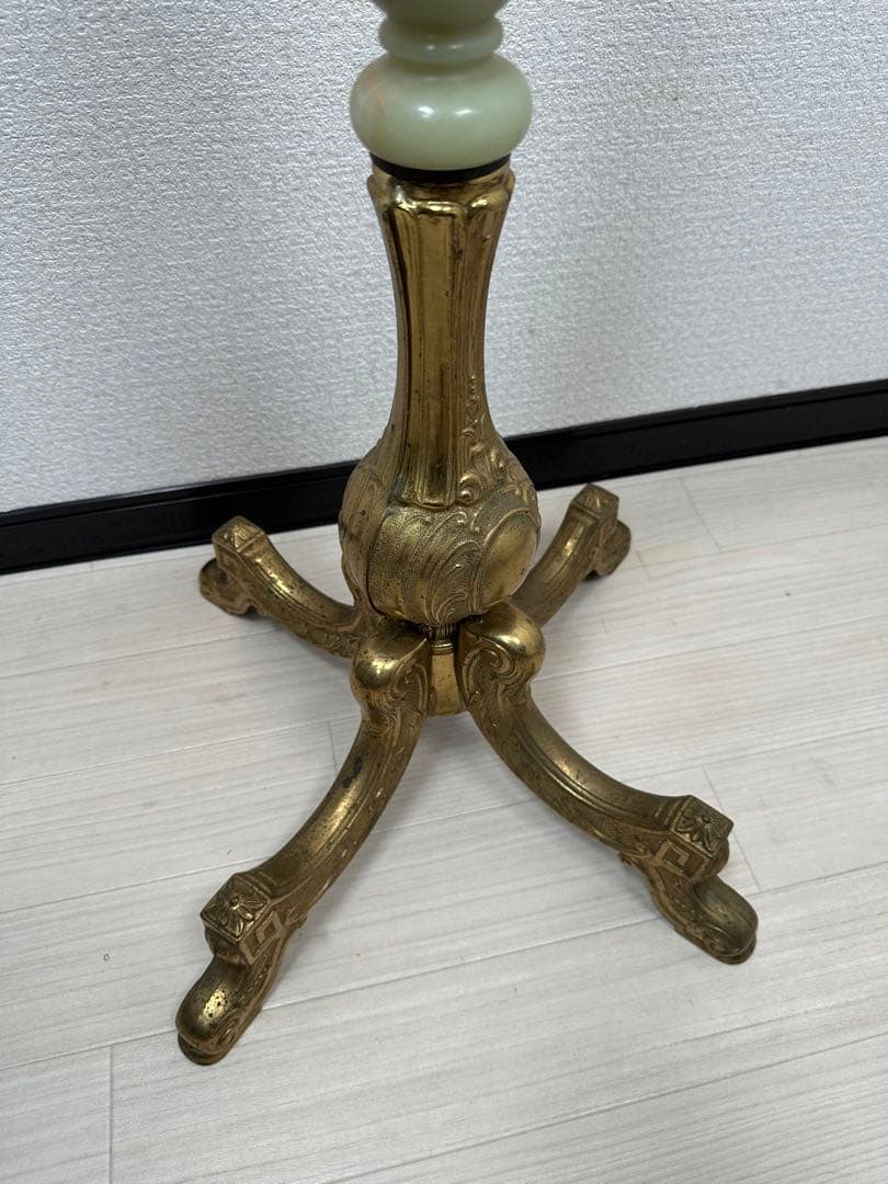 展示品 イタリア 大理石 オニキス ポールハンガー コートハンガー ※i1※