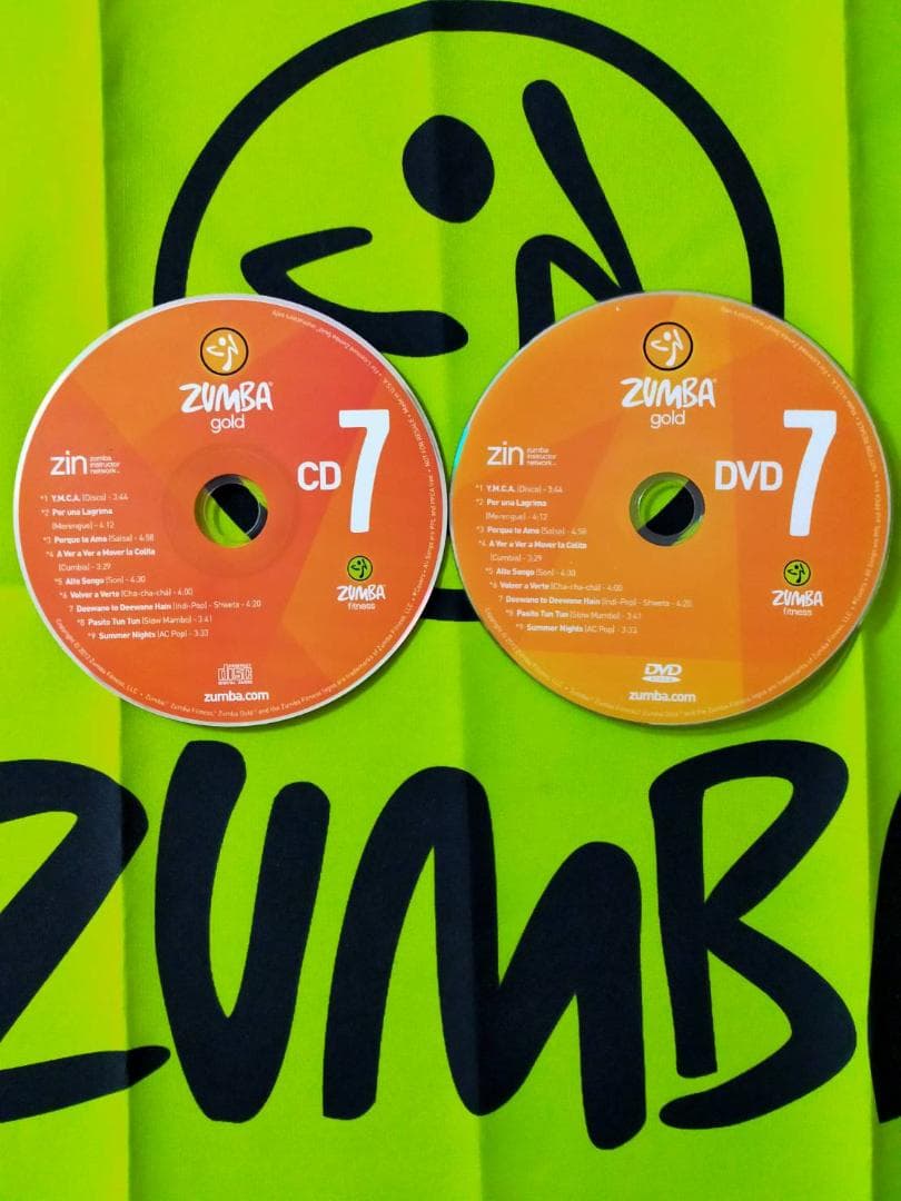 ZUMBA GOLD 7 ズンバ ゴールド DVD CD インストラクター専用