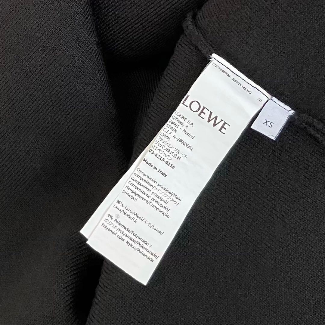 定価¥162,800 LOEWE ロエベ アナグラム セーター ブラック XS