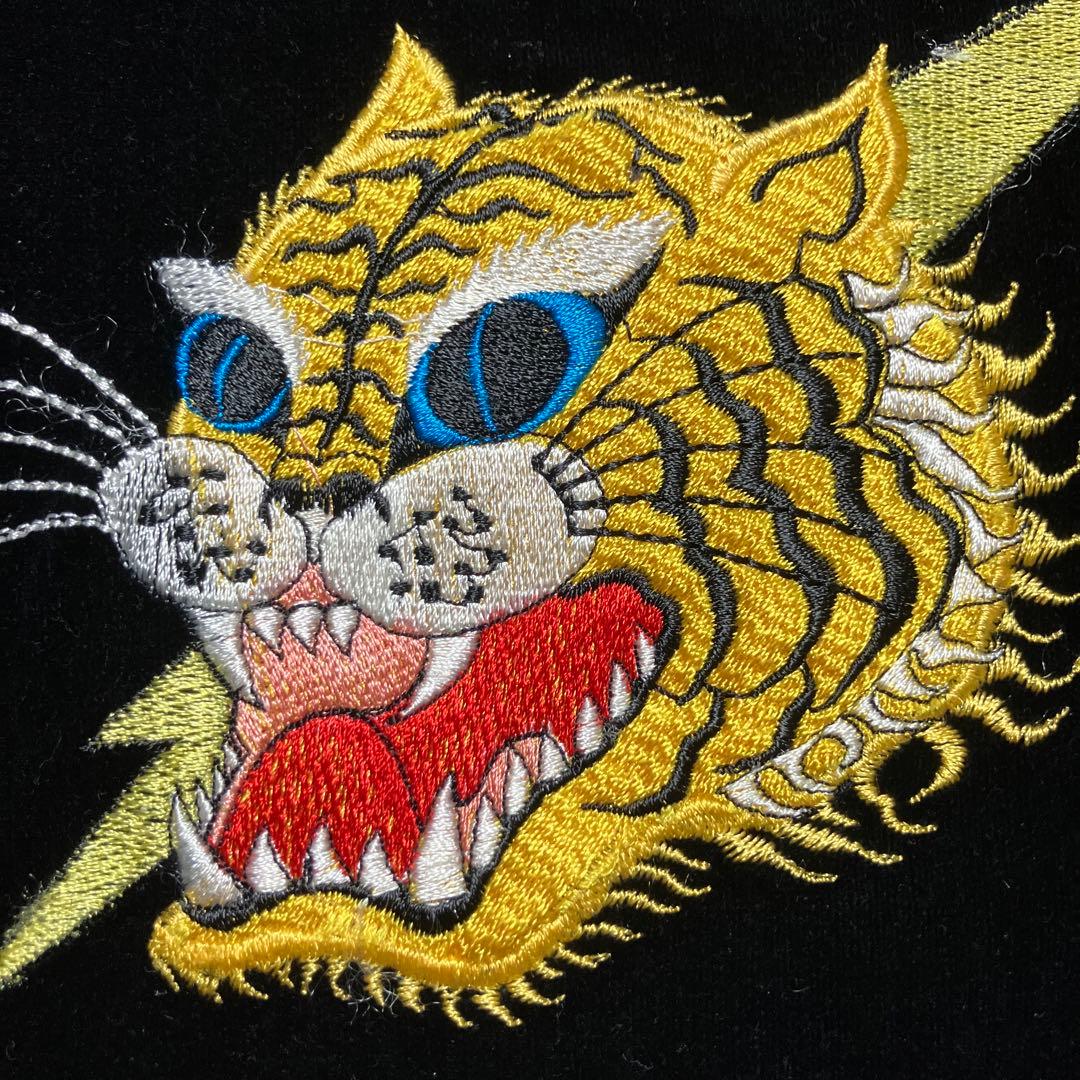 90s スカジャン　別珍　襟付き　SUNSET STRIP ヴィンテージ