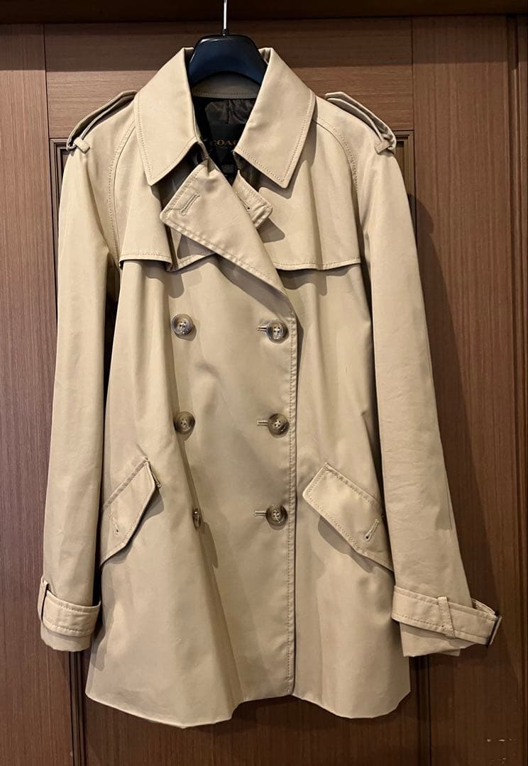 COACH コーチトレンチコート: レディースサイズL