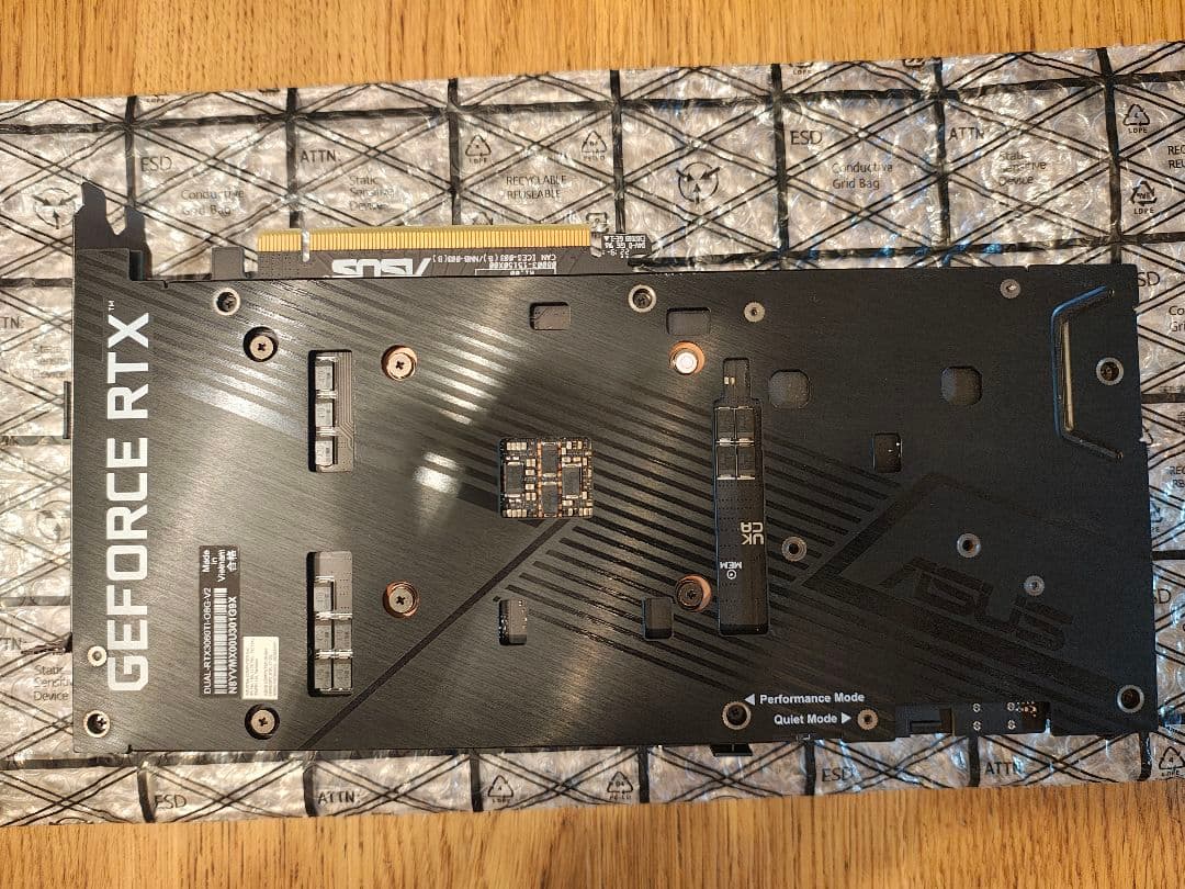 グラフィックボード・グラボ・ビデオカード ASUS DUAL RTX 3060 Ti O8G V2