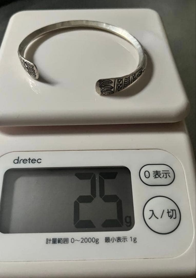 カレンシルバー　ブレスレット　　バングル