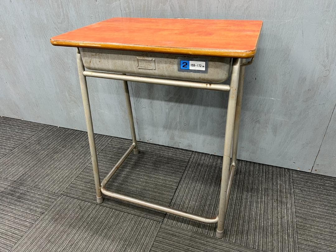 511◆格安配送地域あり◆ホウトク製◆学童机・椅子4組(旧JIS2号)学校学習塾