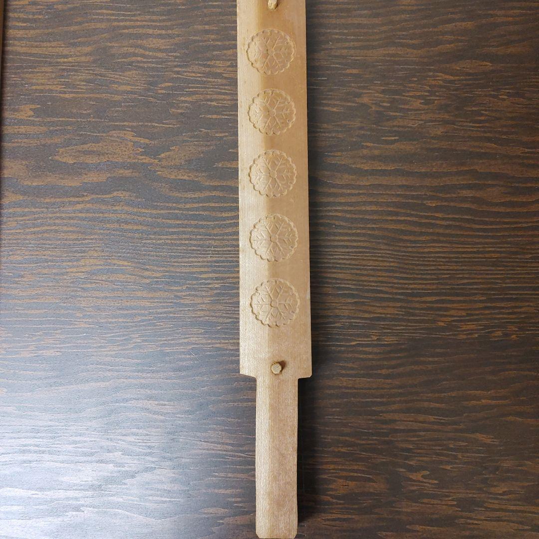 和菓子木型　雪の結晶　和三盆糖