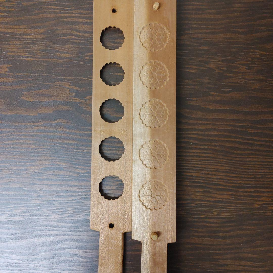 和菓子木型　雪の結晶　和三盆糖