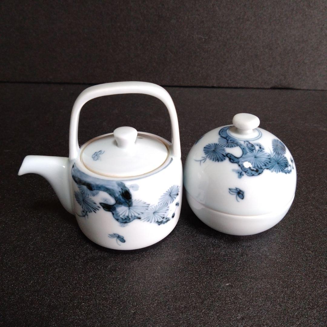 新品 平戸三川内焼 松山窯 唐子 醤油差し 薬味入れ　縁起物　お祝い