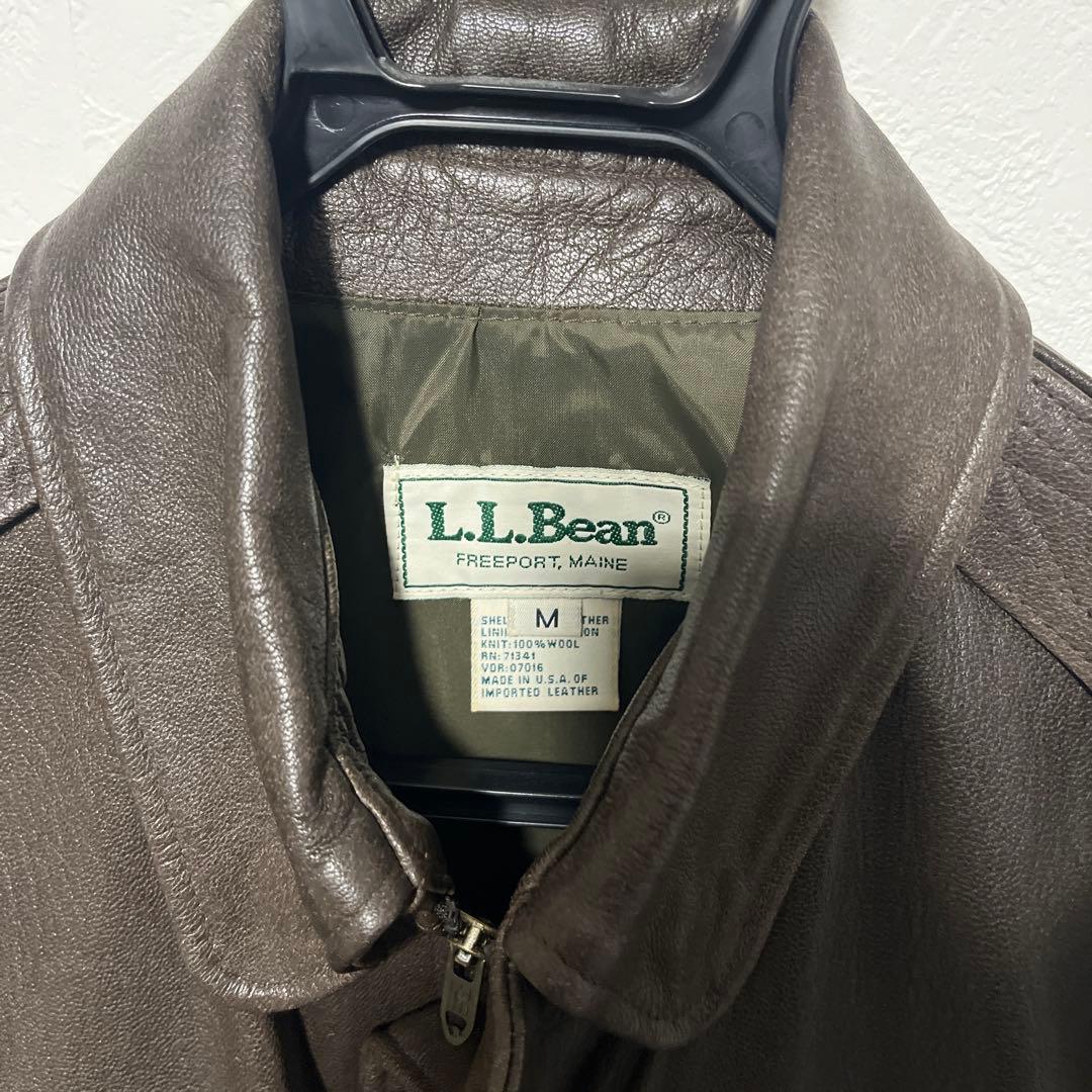 【期間限定価格〜1/21】80s L.L.Bean A-2 レザージャケット