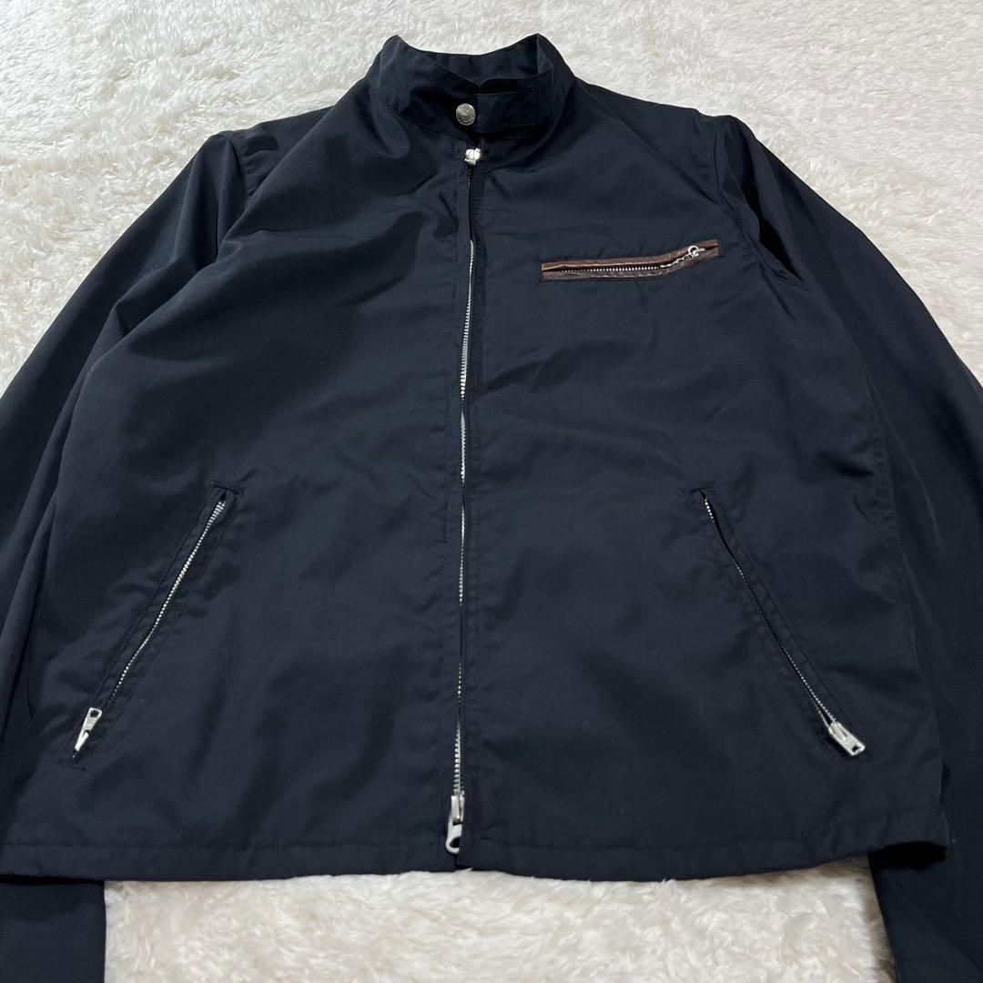 希少 SCHOTT × VICTIM ライダース コットン ブラック M 38