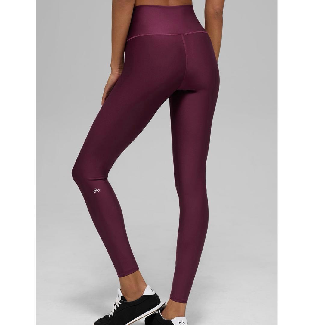 Alo yoga Airlift レギンス　バーガンディ