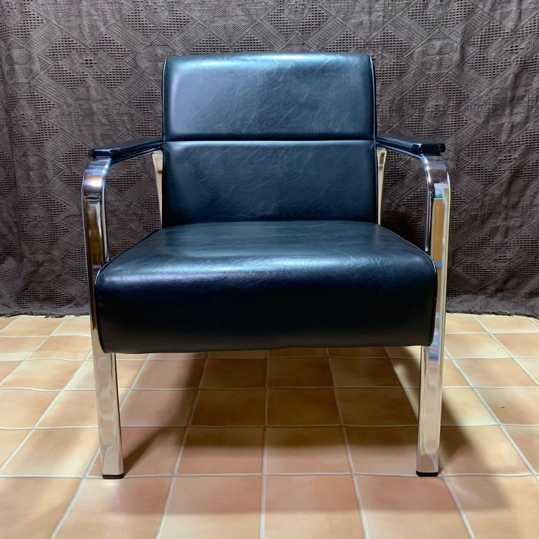 【美品】イージーチェア アームチェア ミッドセンチュリー インダストリアル