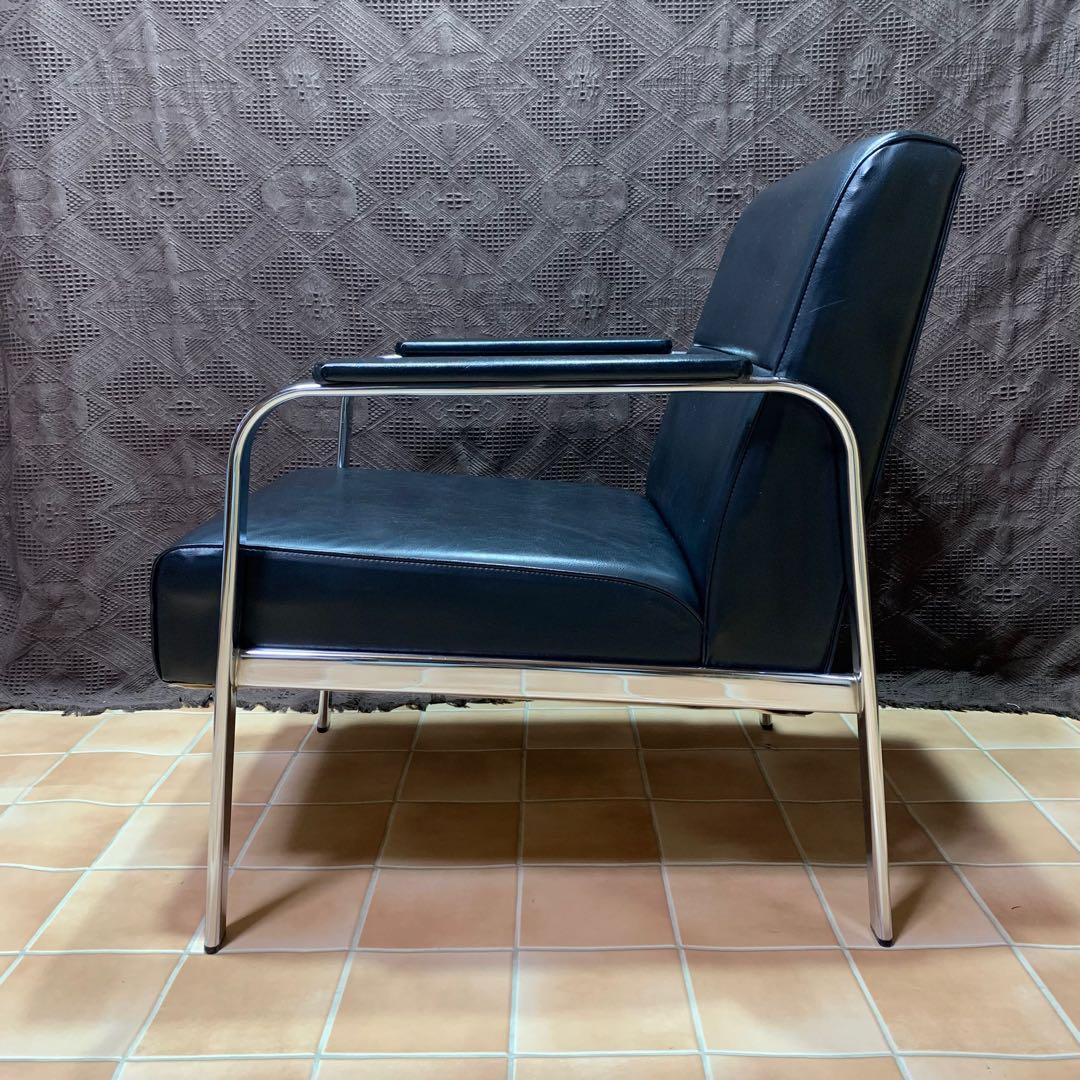 【美品】イージーチェア アームチェア ミッドセンチュリー インダストリアル