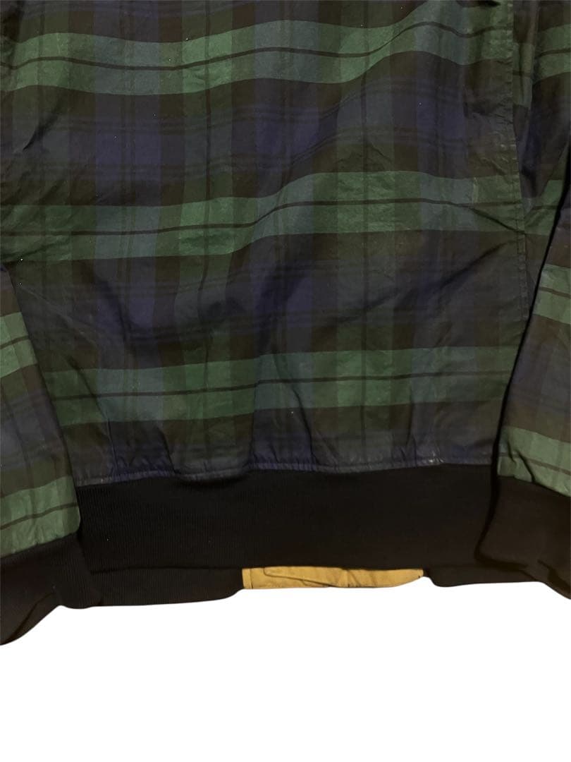 90s ラルフローレン　USA製　オイルドジャケット　ブラックウォッチ