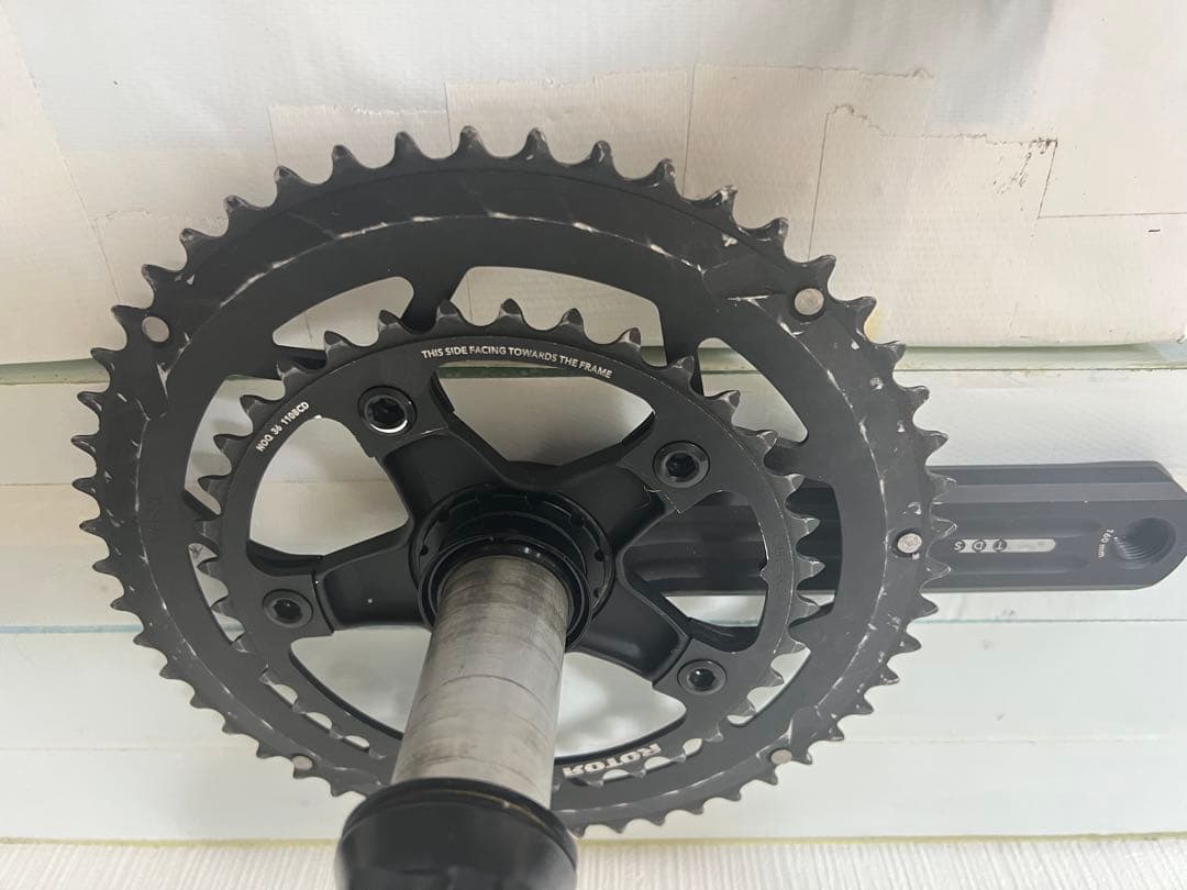 ロードバイク　クランク　160mm ローター　 ROTOR 3D+