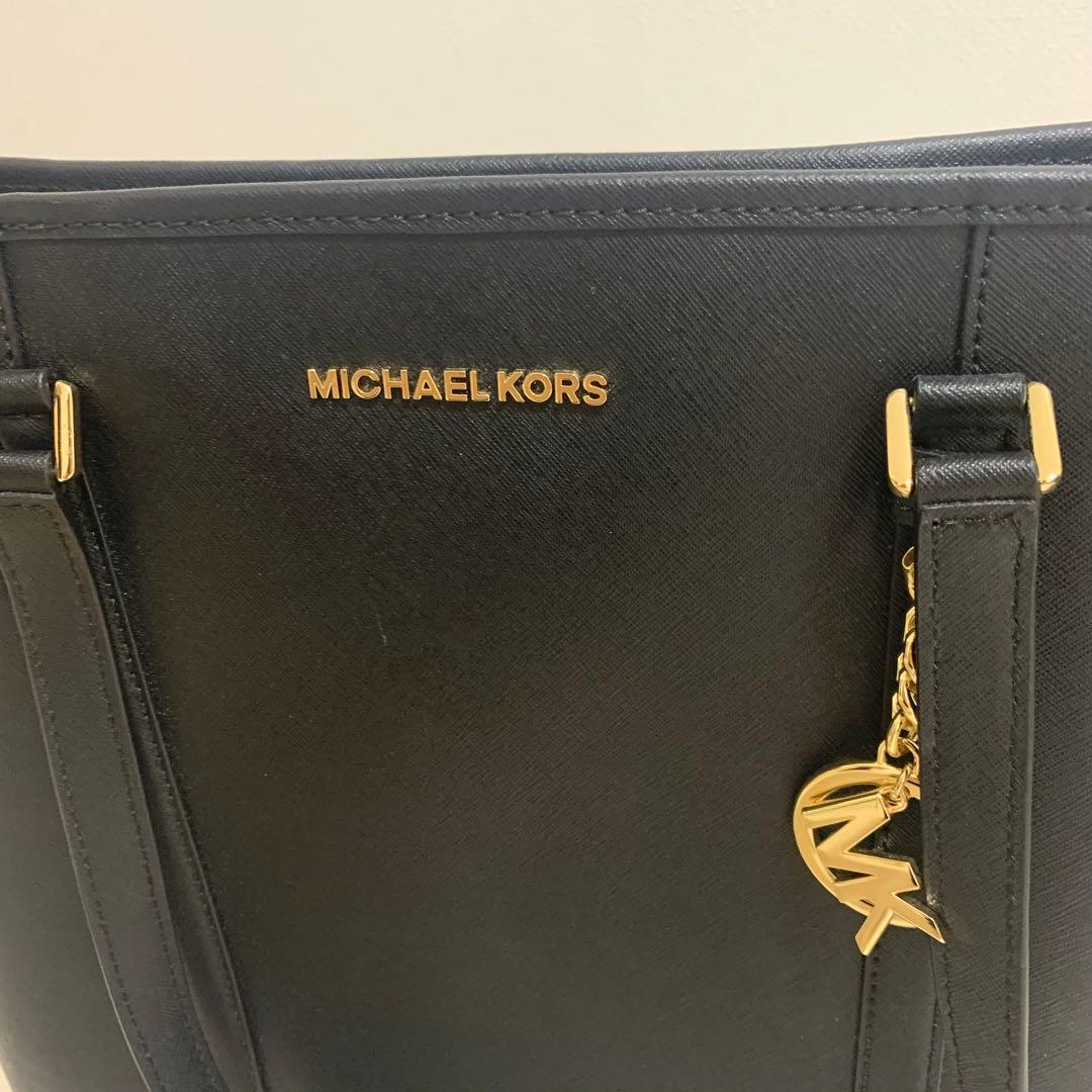 マイケルコース ブラック トートバッグ A4対応 通勤 仕事 ビジネス