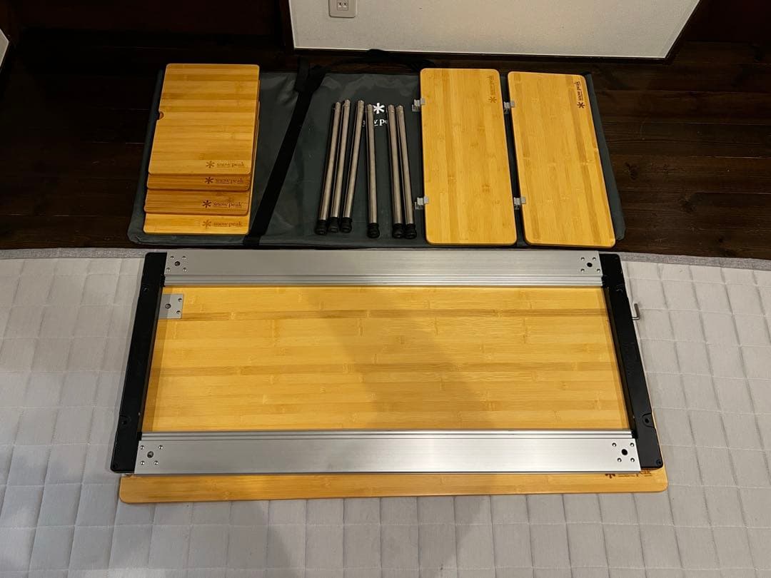 【中古】スノーピーク　IGTアイアングリルテーブルフレームロング　豪華フルセット