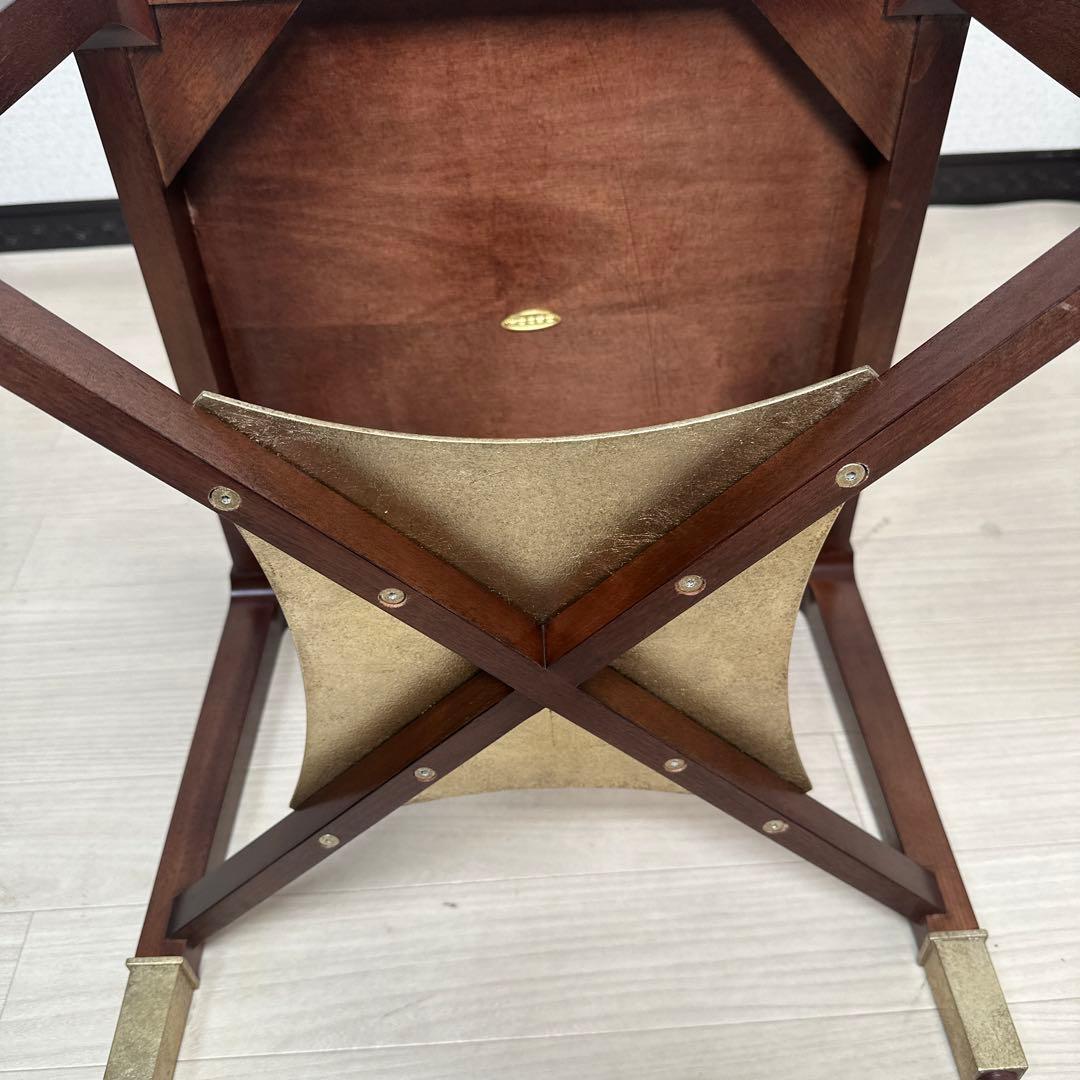 展示品 美品 DECCA デッカ アールデコ様式 真鍮/サイドテーブル i4※