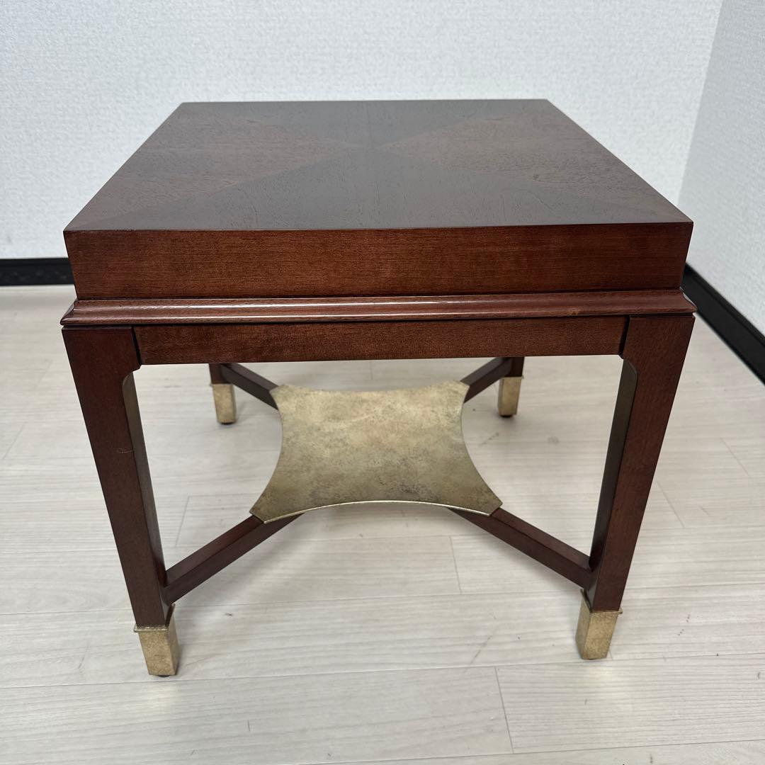 展示品 美品 DECCA デッカ アールデコ様式 真鍮/サイドテーブル i4※