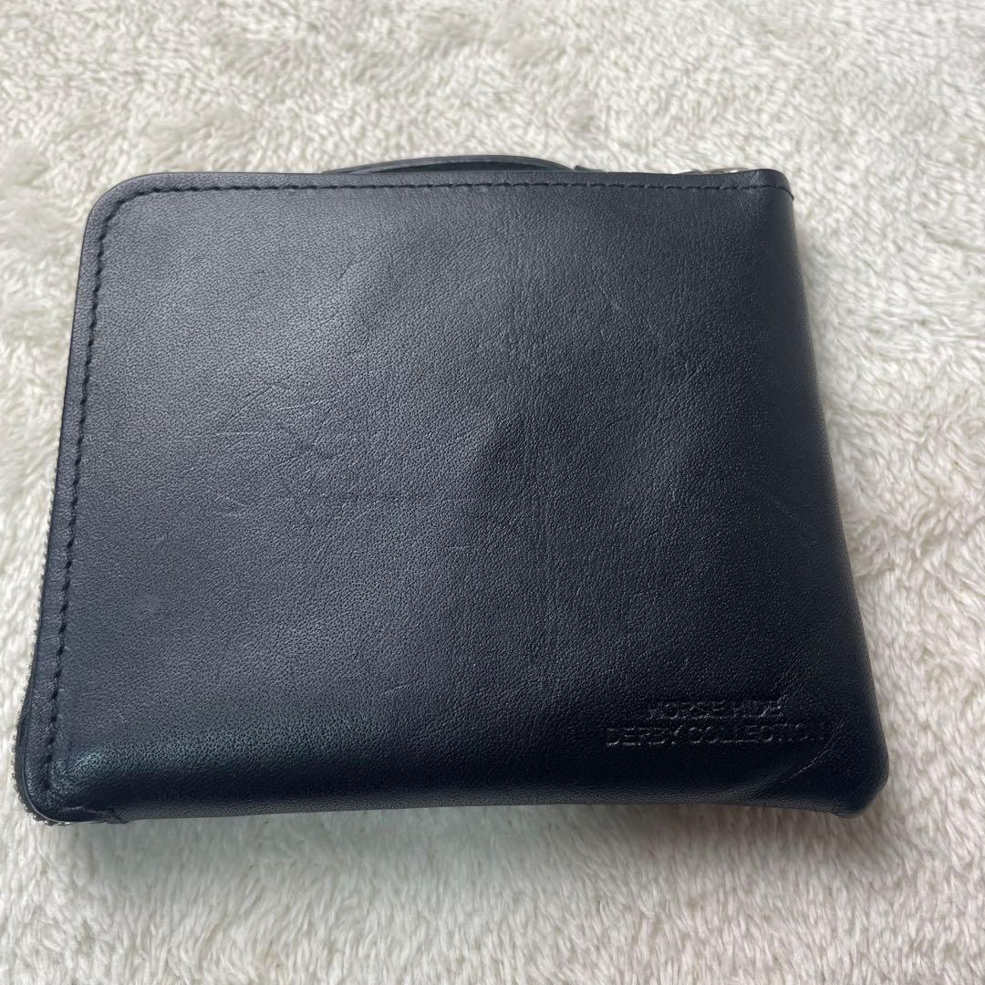 美品 ホワイトハウスコックス レザー ケース L字ファスナー 本革