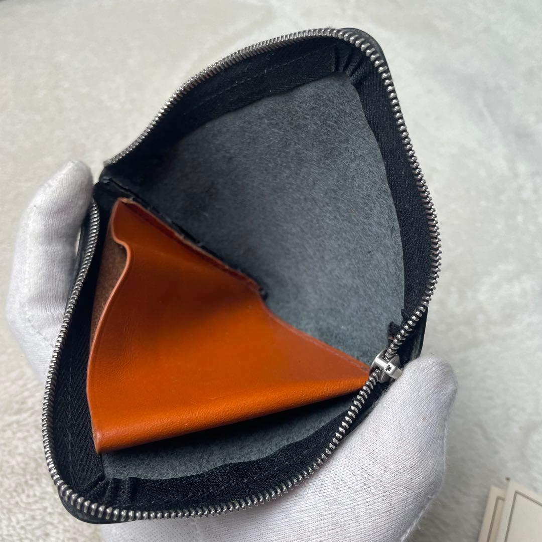 美品 ホワイトハウスコックス レザー ケース L字ファスナー 本革