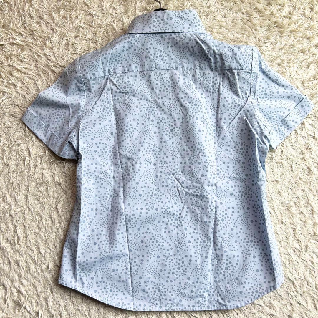 ヴィヴィアンウエストウッド✨️オーブ ボタン 刺繍 丸襟 ブラウス シャツ 水玉