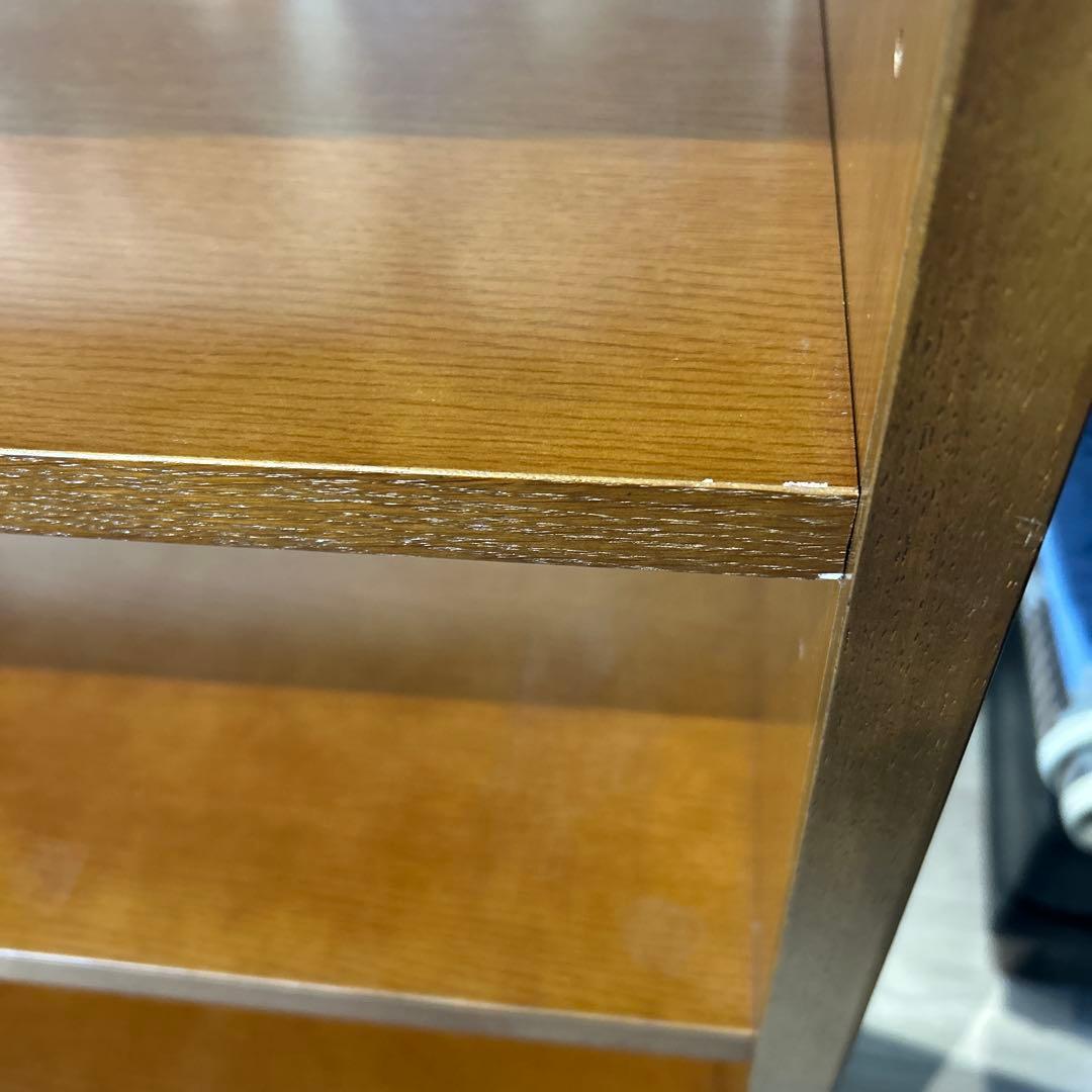 カリモク60 ＋ 木製シェルフ ウォルナットブラウン