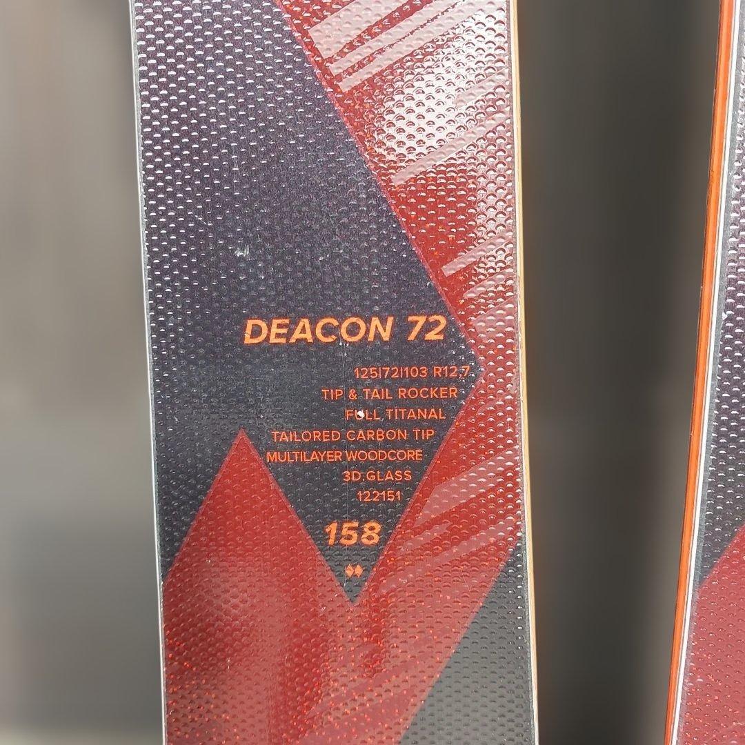 Völkl スキー板 deacon72 158cm 新品同様
