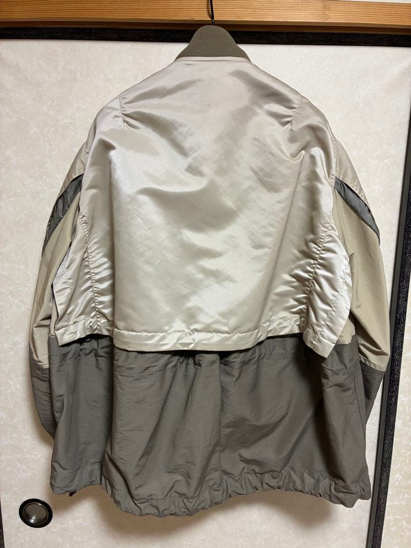 ジャケット・アウター sacai 22SS Nylon Twill Mix Blouson MA-1