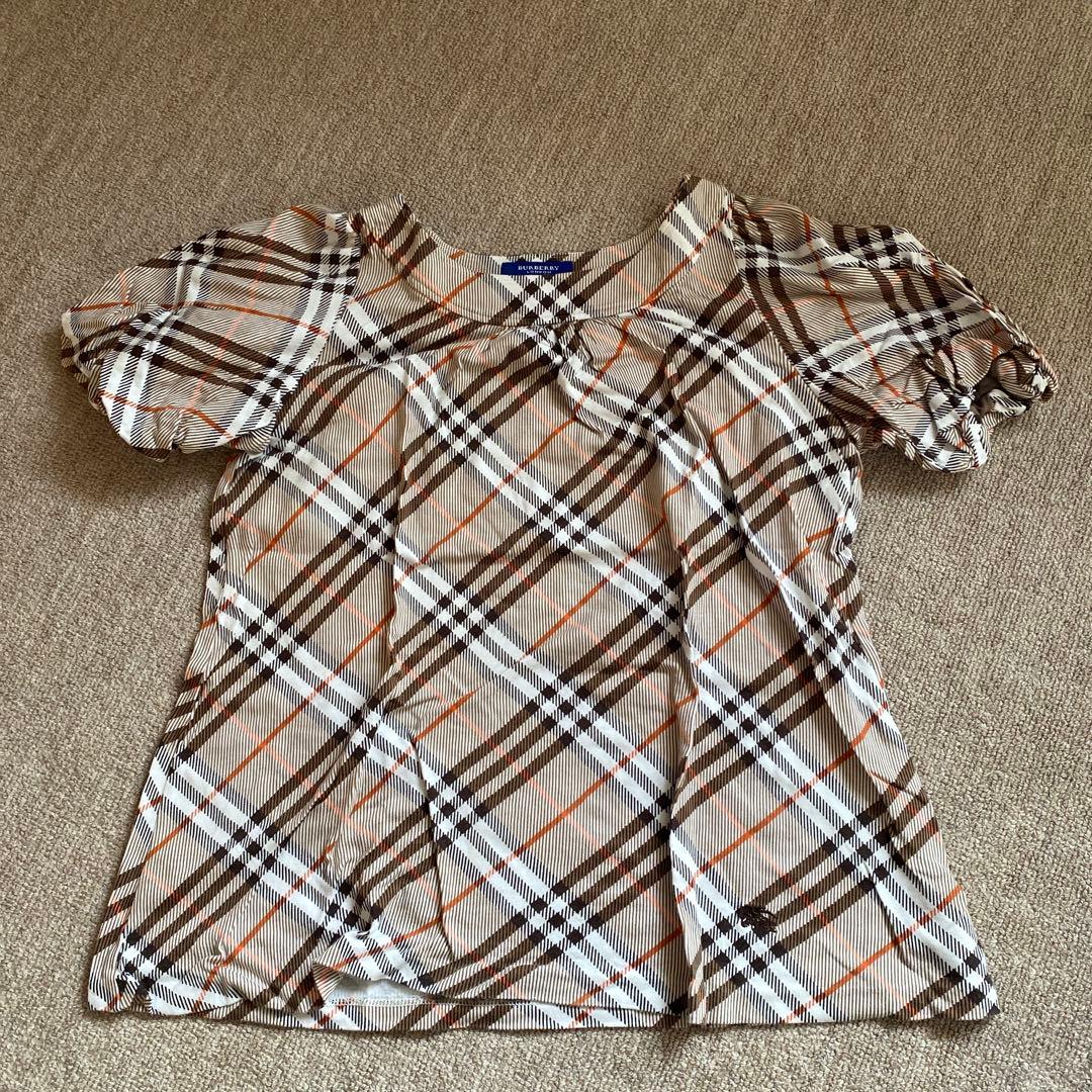 バーバリーブルーレーベル チェック柄 半袖チュニック　3点セット