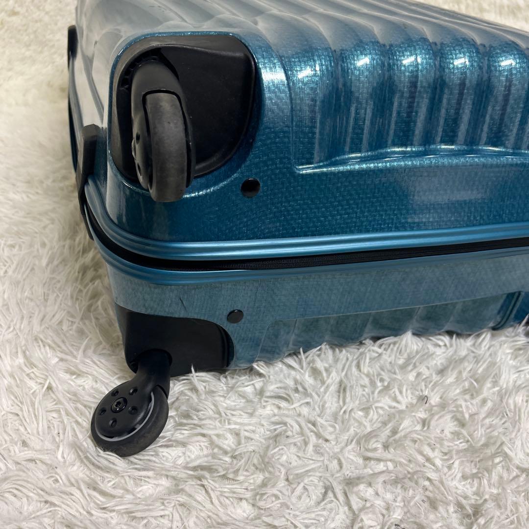 【美品】サムソナイト コスモライト スピナー エメラルドグリーン　68l