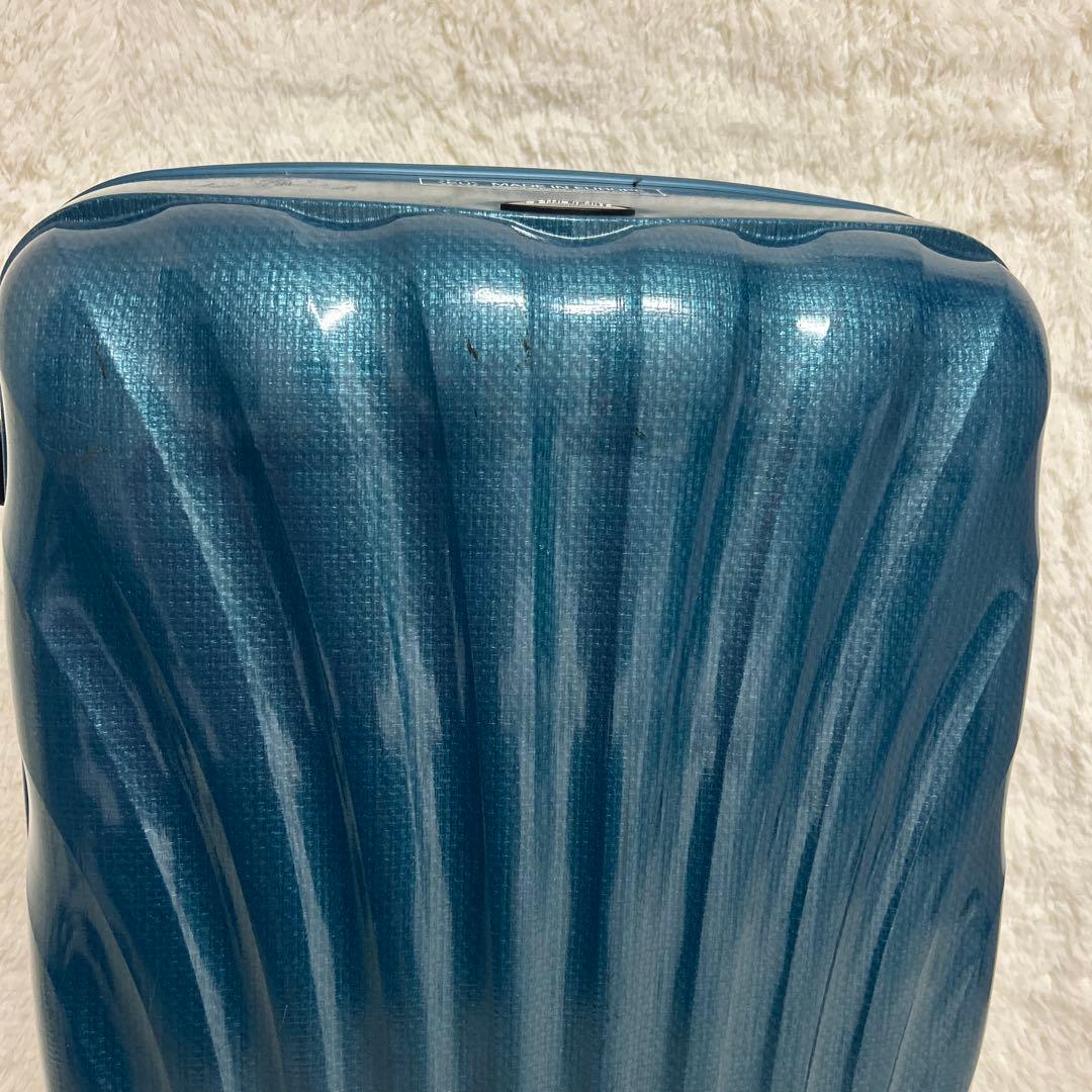 【美品】サムソナイト コスモライト スピナー エメラルドグリーン　68l