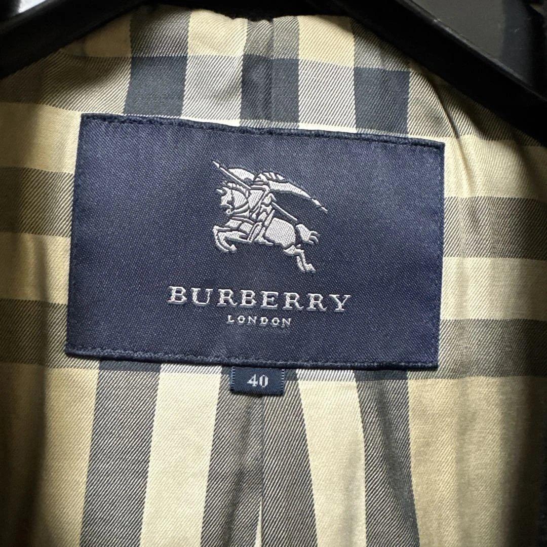 BURBERRY LONDONブラック黒 ダッフルコート 40中古