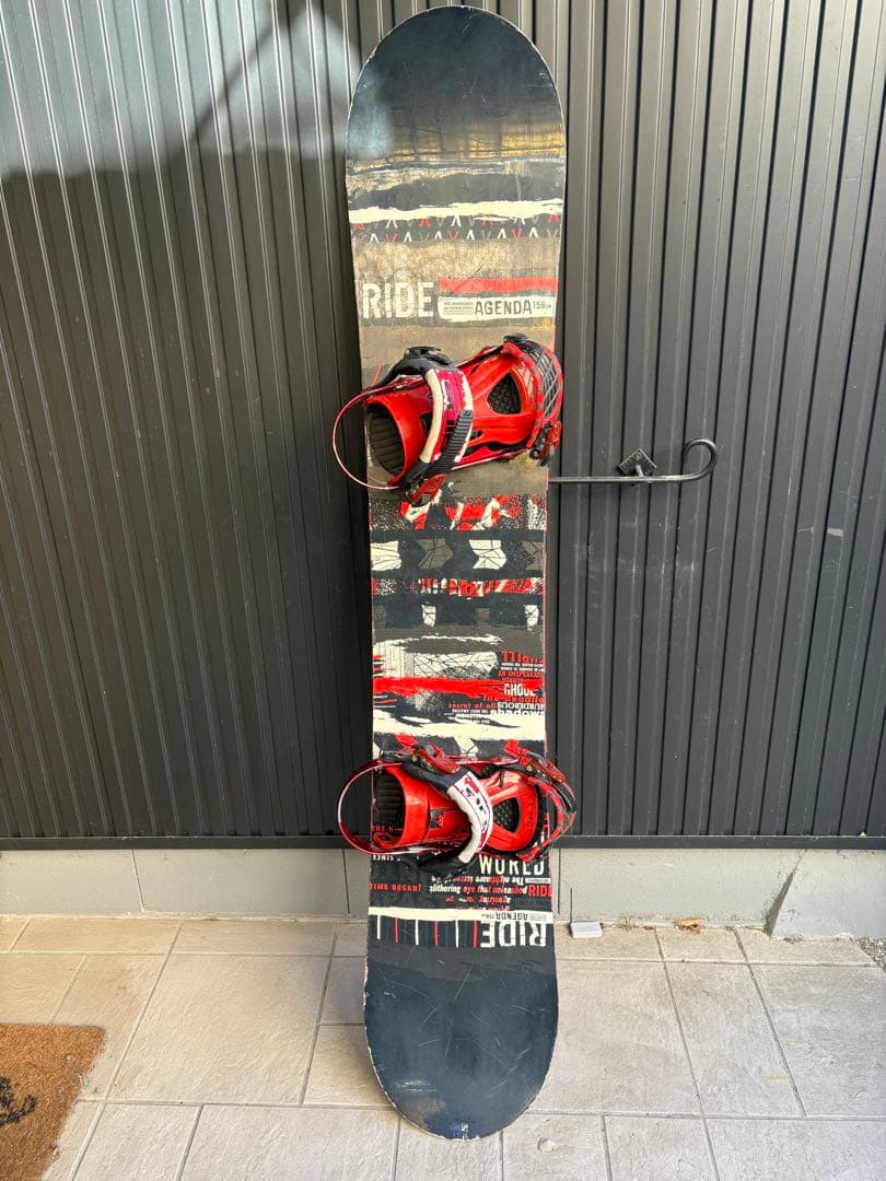RIDE AGENDA 156cm スノーボード　ビンディングMサイズ