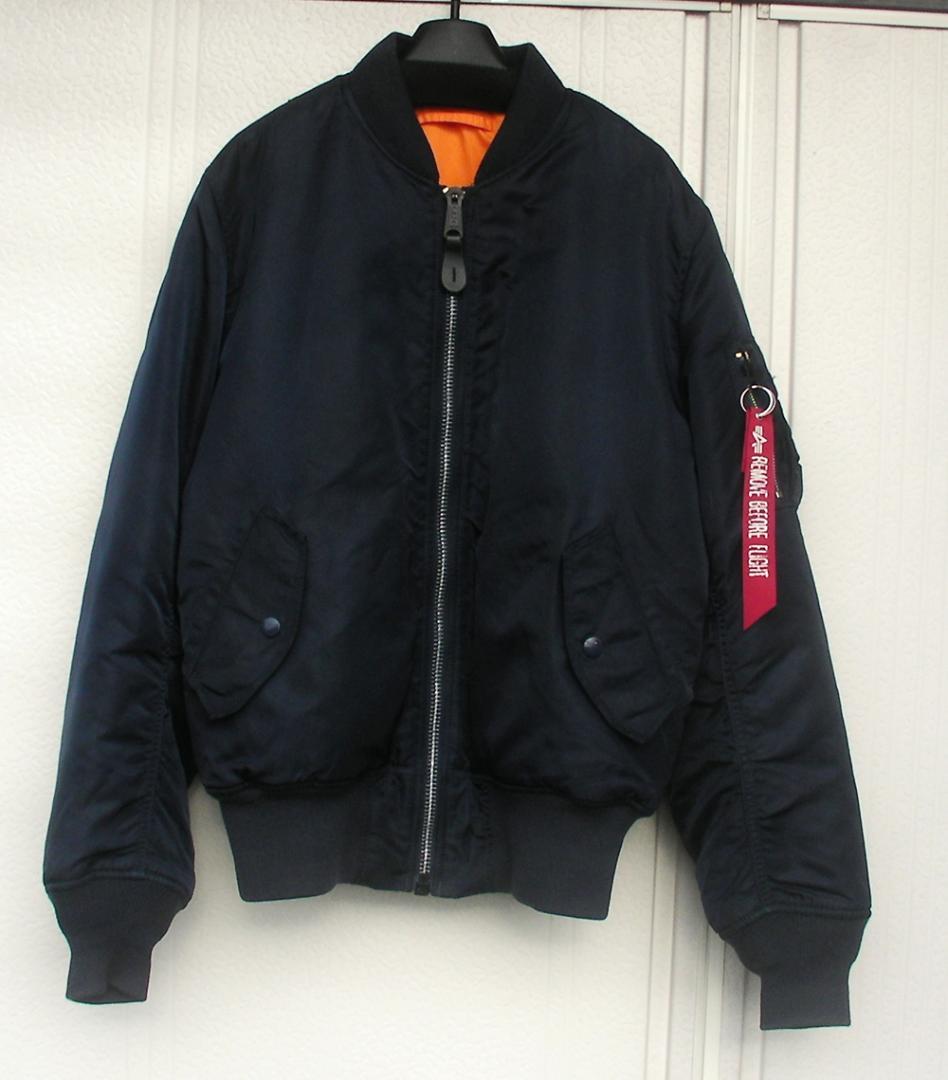 ALPHA　Ma1　フライトジャケット　リバーシブル　S（実質M～L）A■128