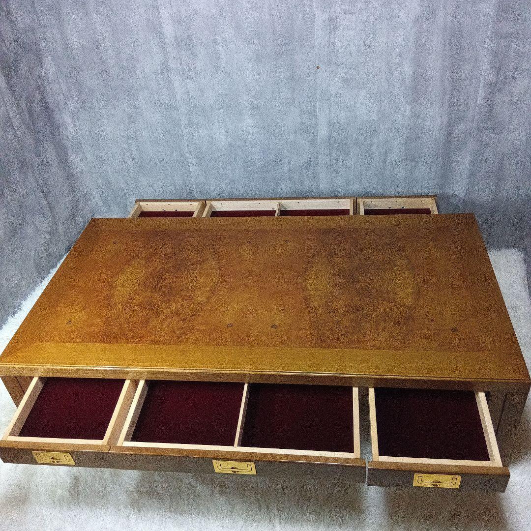 【美品】カリモク KARIMOKUドマーニ モーガントン 引き出し6杯 テーブル