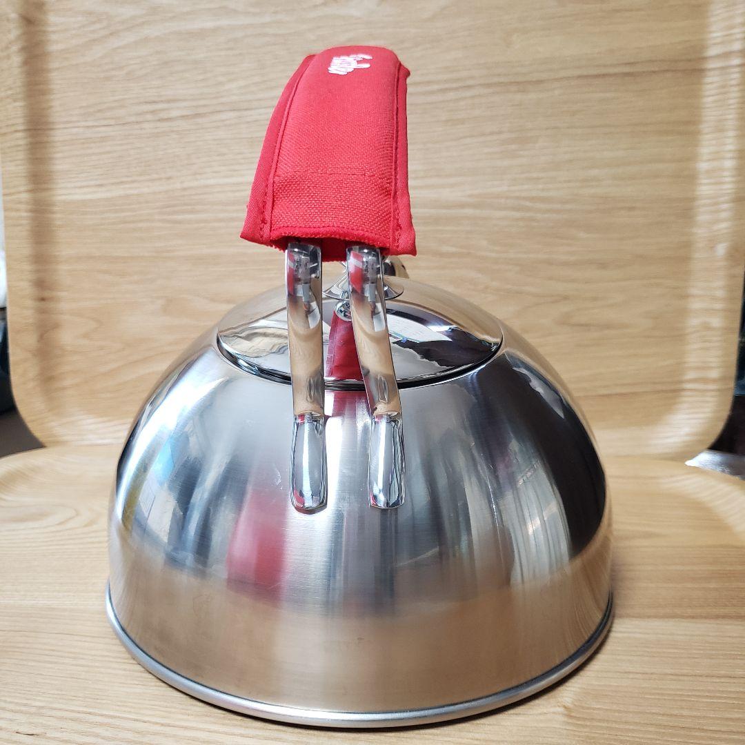 Fissler フィスラーステンレスケトル 2.5L 赤 箱あり