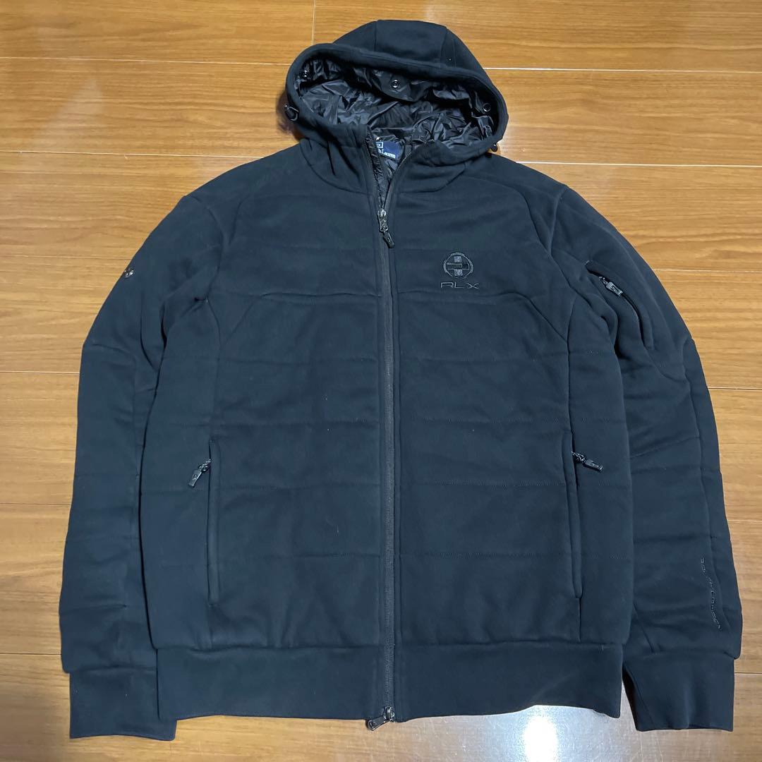 【良品】ラルフローレン RLX ハイブリッド 中綿 ジップパーカー M〜L相当