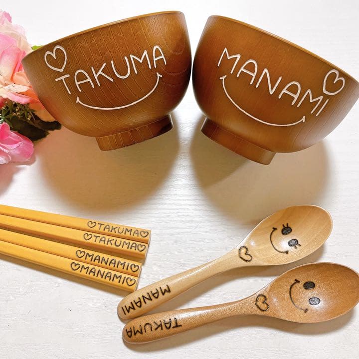 確認♡お椀♡スプーン♡お箸♡オーダー受け付け