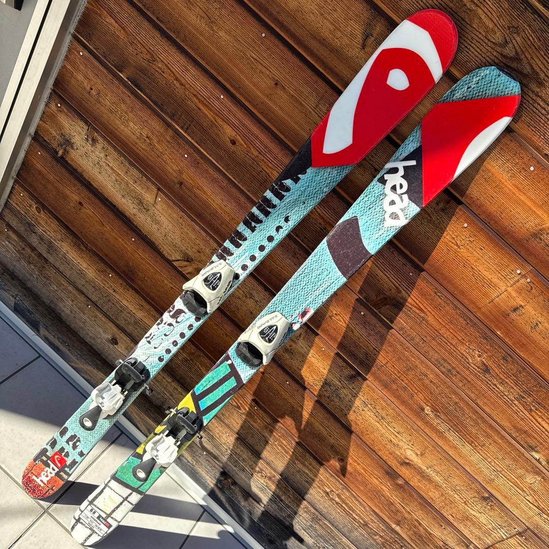 head スキー板127 & SALOMON ビンディング