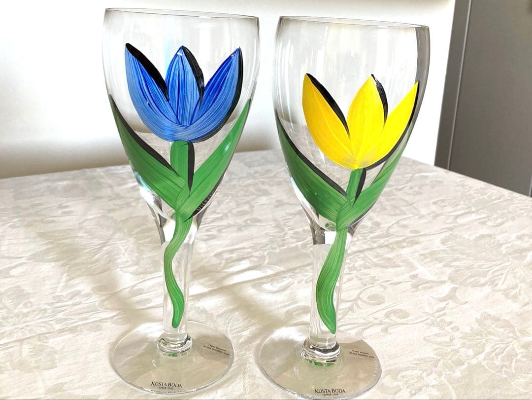 KOSTA BODA コスタボダ　ウルリカ　ワイングラス　チューリップ　未使用品