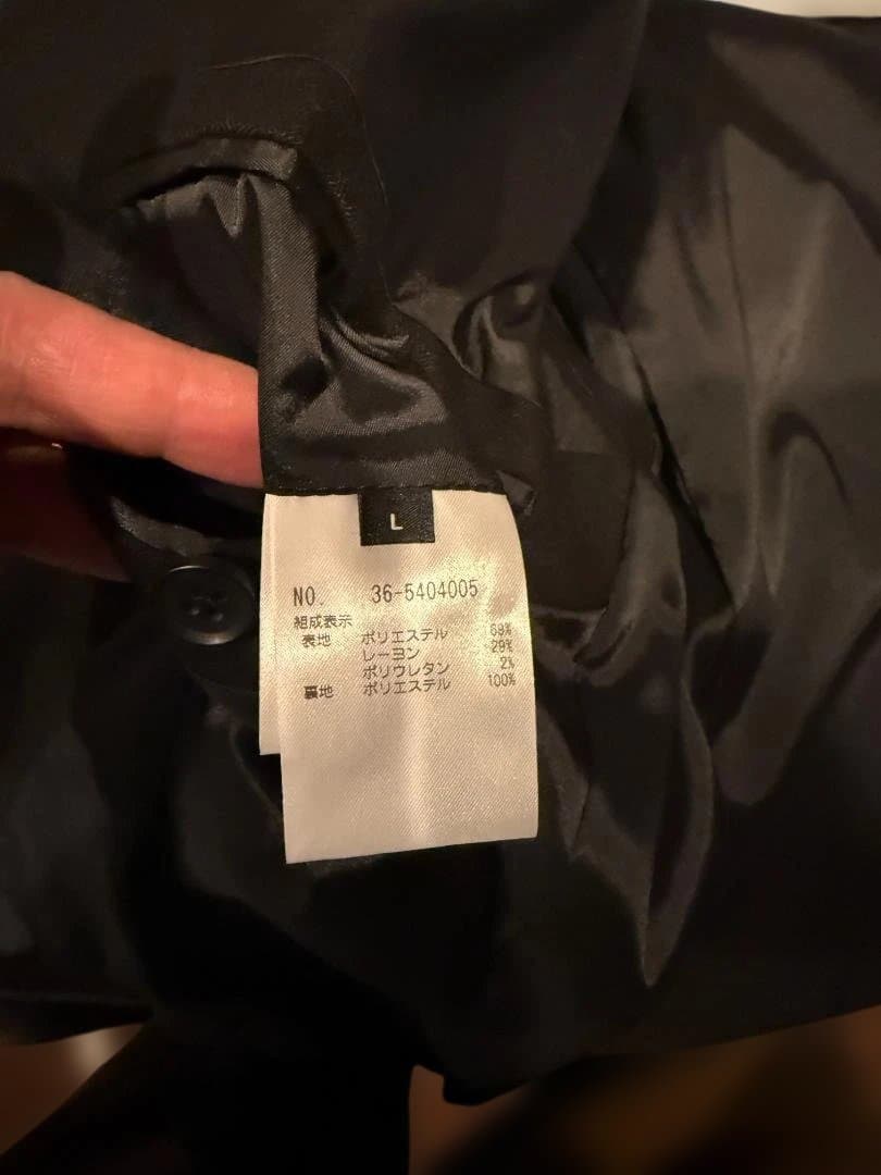 PLST ウォッシャブルフラノジャケット パンツ　セットアップ　ダークブラウン